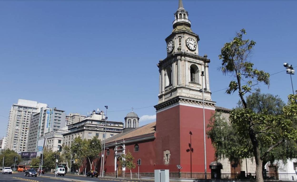 Depto 707 Excelente Ubicacion Metro Sta Lucia, Barrio Paris Londres Centro Santiago 아파트 외부 사진